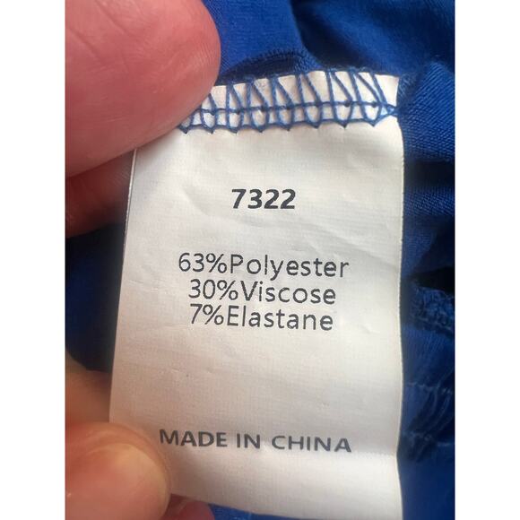 THREE PIECE LOUNGE SET FOR WOMEN ROYAL BLUE SIZE S - Picture 13 of 16